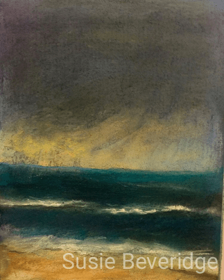 Stormy seas at Berawa beach Canggu