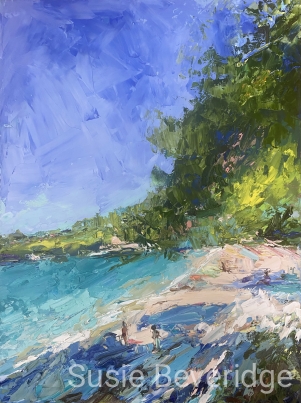 Kastani Beach, Skopelos - Original Painting £325