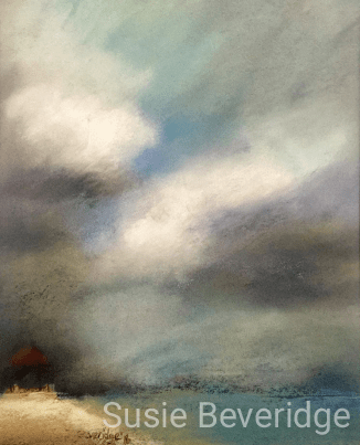 Stormy monsoon skies