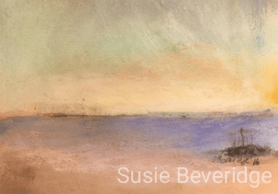 Soft pastel skies