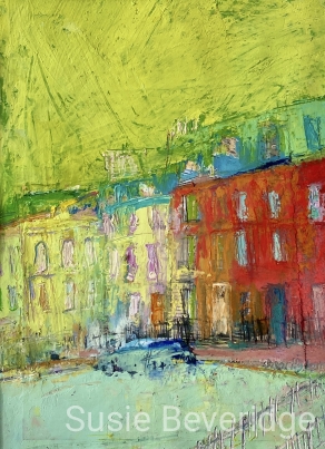 Dublin Street New Town- Original Painting - SOLD